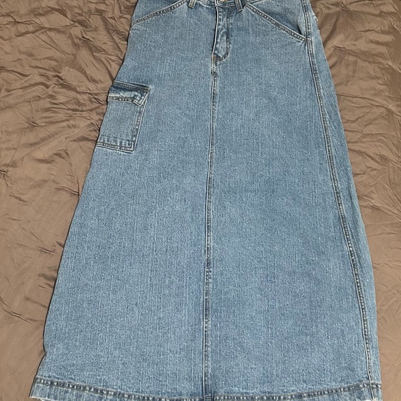 BM Blue Denim Skirt - Picture 1 of 5